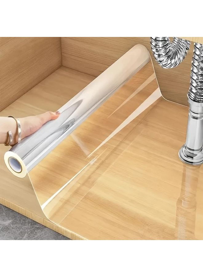 2Pcs 23 62x118 11 Inch Self Adhesive Kitchen Backsplash Oil Proof Peel Stick Wall Protection Film - Image 1